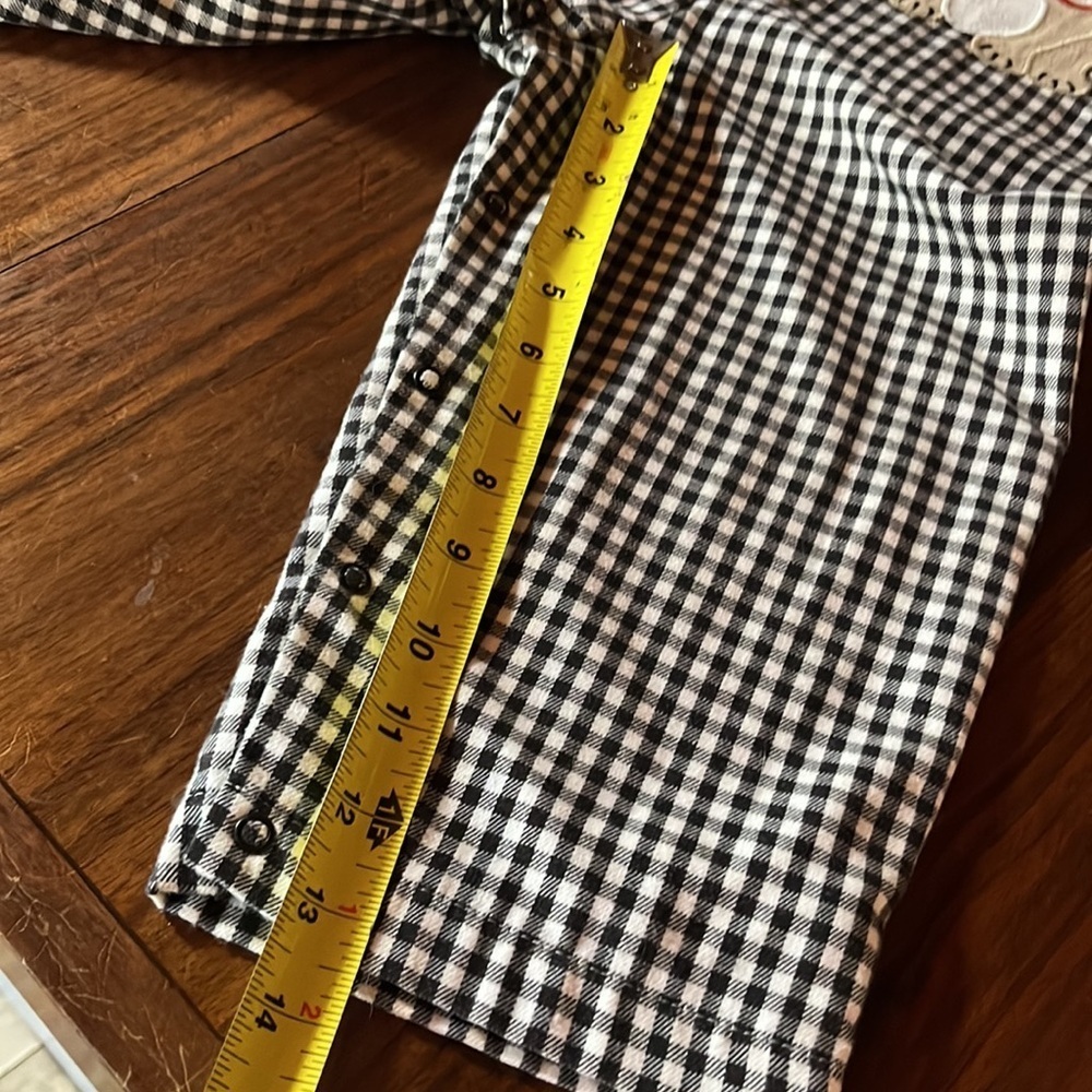 Kelly's Kids Black and White Gingham Overalls - Picture 5 of 7